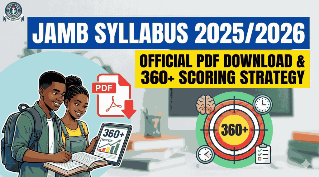 JAMB Syllabus 2025/2026 (Official PDF Download) & The Ultimate 360+ Scoring Strategy