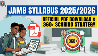 JAMB Syllabus 2025/2026 (Official PDF Download) & The Ultimate 360+ Scoring Strategy