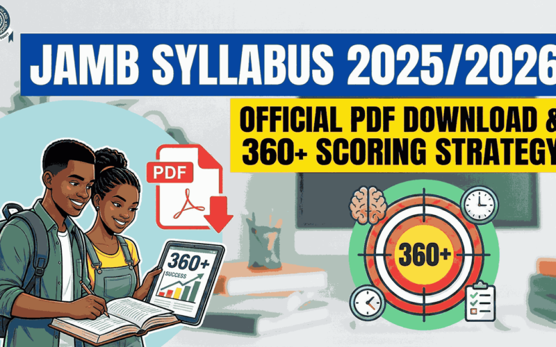 JAMB Syllabus 2025/2026 (Official PDF Download) & The Ultimate 360+ Scoring Strategy