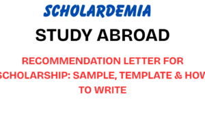Recommendation Letter for Scholarship: Sample, Template & How to Write
