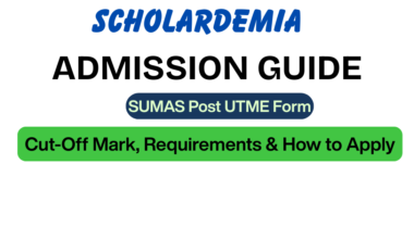 SUMAS Post UTME Form 2026/2027: Cut-Off Mark, Requirements & How to Apply