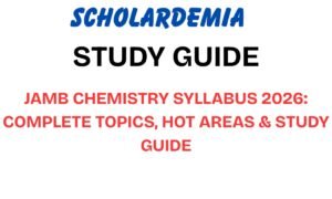 JAMB Chemistry Syllabus 2026: Complete Topics, Hot Areas & Study Guide