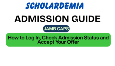 JAMB CAPS 2026/2027: How to Log In, Check Admission Status and Accept Your Offer