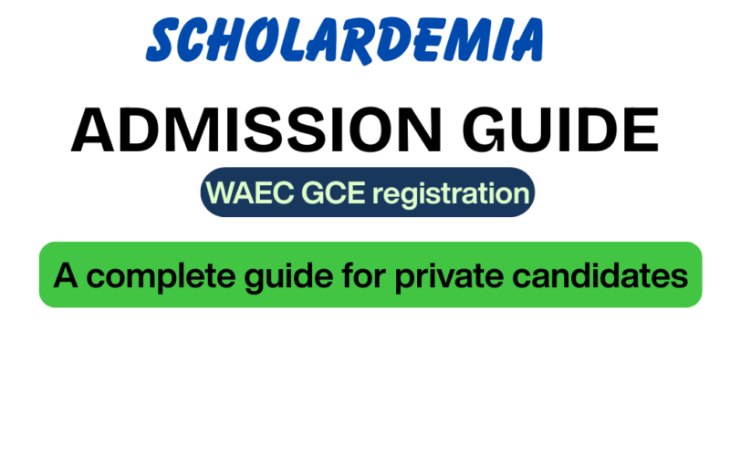 WAEC GCE registration: a complete guide for private candidates