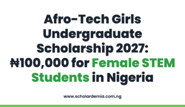 Afro-Tech Girls Undergraduate Scholarship 2027: ₦100,000 for Female STEM Students in Nigeria