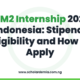 CHRM2 Internship 2027 in Indonesia: Stipend, Eligibility and How to Apply