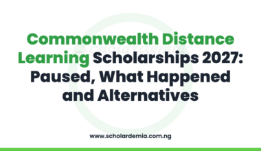 Commonwealth Distance Learning Scholarships 2027: Paused, What Happened and Alternatives