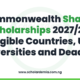 Commonwealth Shared Scholarships 2027/28: Eligible Countries, UK Universities and Deadline
