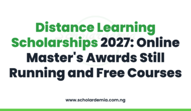 Distance Learning Scholarships 2027: Online Master's Awards Still Running and Free Courses