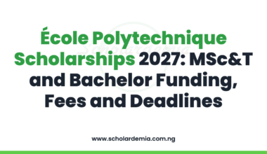 École Polytechnique Scholarships 2027: MSc&T and Bachelor Funding, Fees and Deadlines