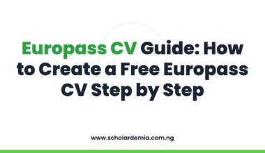 Europass CV Guide: How to Create a Free Europass CV Step by Step