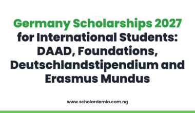 Germany Scholarships 2027 for International Students: DAAD, Foundations, Deutschlandstipendium and Erasmus Mundus
