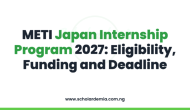 METI Japan Internship Program 2027: Eligibility, Funding and Deadline