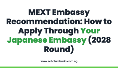 MEXT Embassy Recommendation: How to Apply Through Your Japanese Embassy (2028 Round)