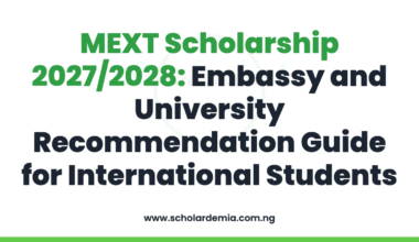 MEXT Scholarship 2027/2028: Embassy and University Recommendation Guide for International Students