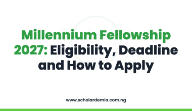 Millennium Fellowship 2027: Eligibility, Deadline and How to Apply
