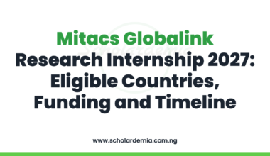 Mitacs Globalink Research Internship 2027: Eligible Countries, Funding and Timeline