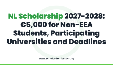 NL Scholarship 2027-2028: €5,000 for Non-EEA Students, Participating Universities and Deadlines