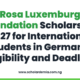 Rosa Luxemburg Foundation Scholarship 2027 for International Students in Germany: Eligibility and Deadline