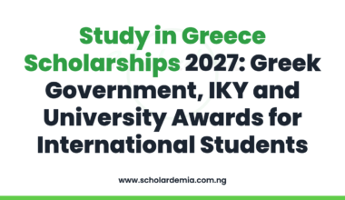 Study in Greece Scholarships 2027: Greek Government, IKY and University Awards for International Students